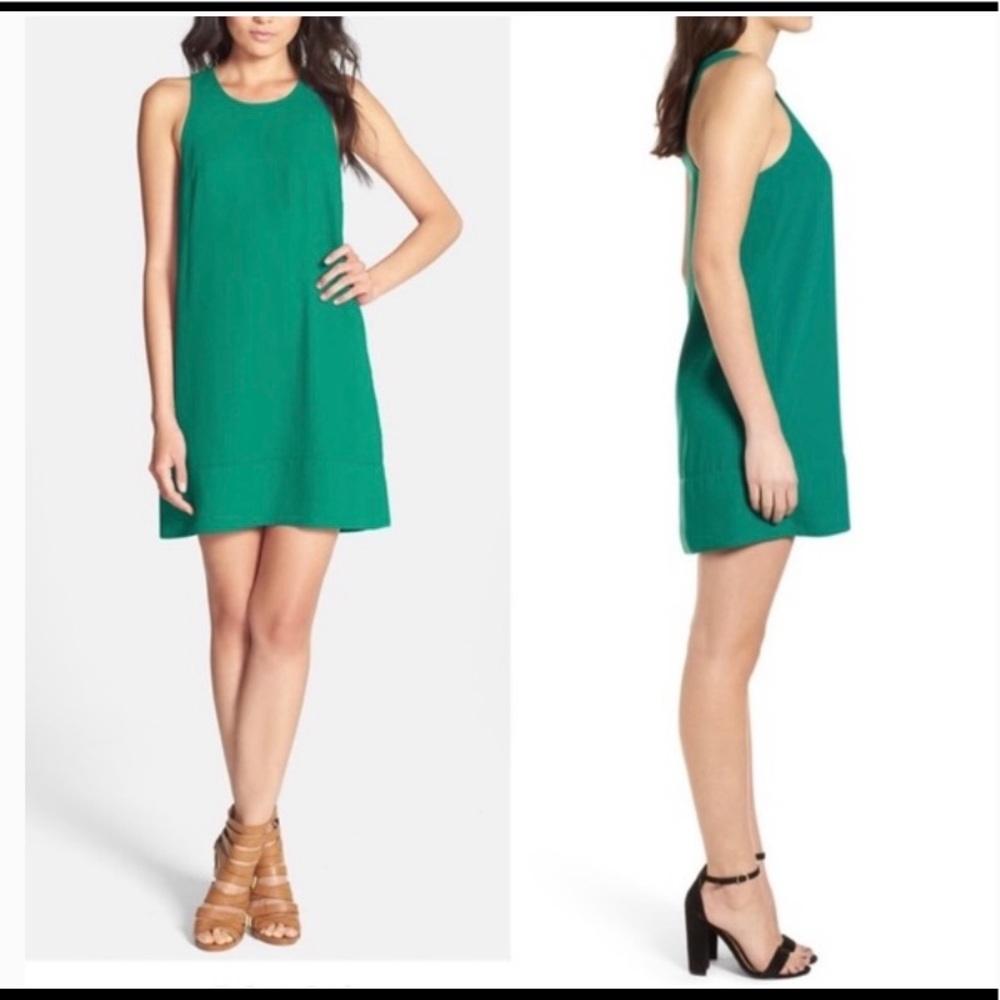 Leith Green Racerback - midi dress. Size Medium